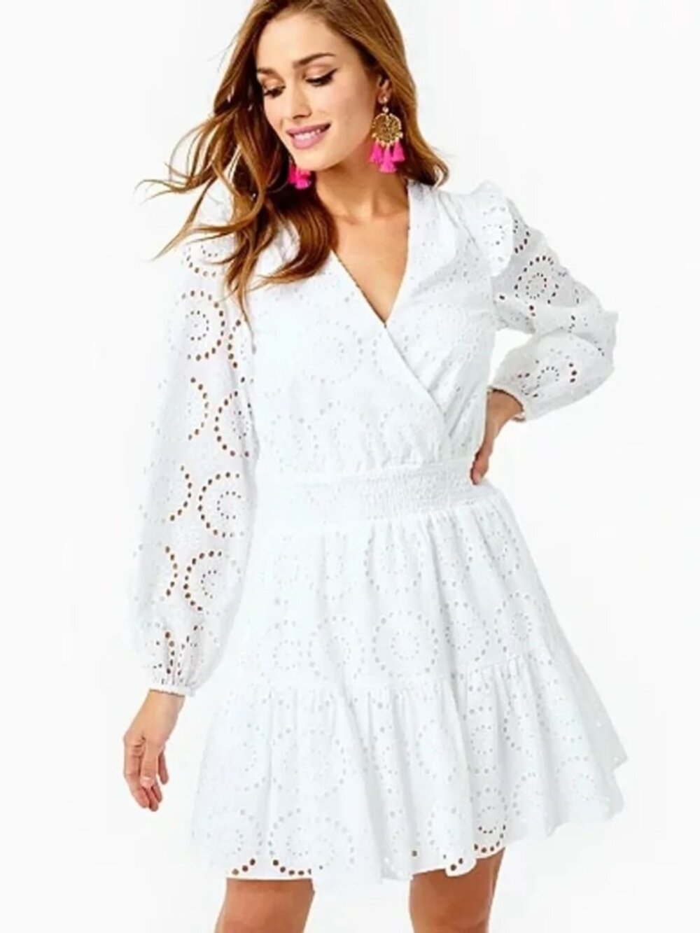 LILLY PULITZER Taviana Eyelet Dress